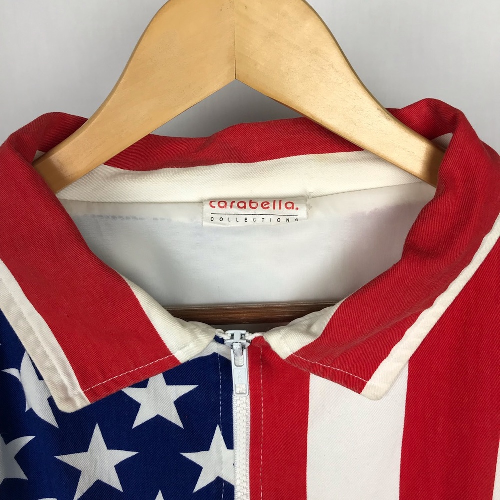 HOST PICK💎 Vintage American Flag Carabella Jacket - Picture 6 of 8
